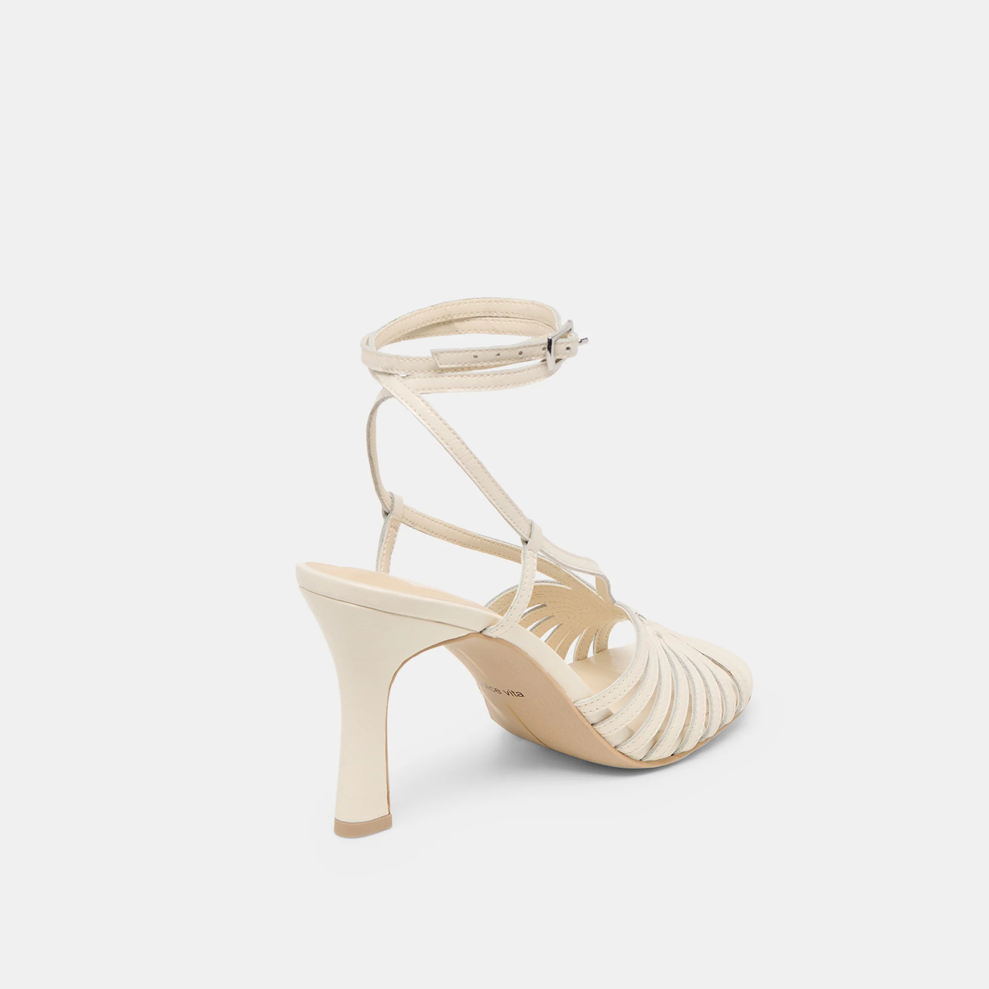 Nivana Off White Crinkle Patent Heels | Dolce Vita | DolceVita.com