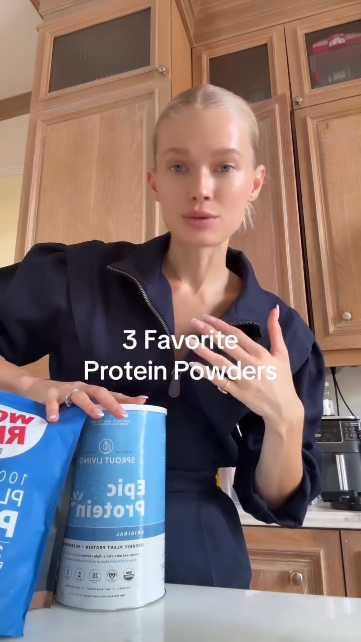 3 Protein Powder Favorites 🩵 I get asked about protein all the time and I love a good shake for an easy way to bump up my protein during the day. These are my top picks that don’t bloat me (very important 😅) and actually have clean ingredients.

#protein #proteinpowder #wellness 

#LTKU #LTKStyleTip #LTKFindsUnder100