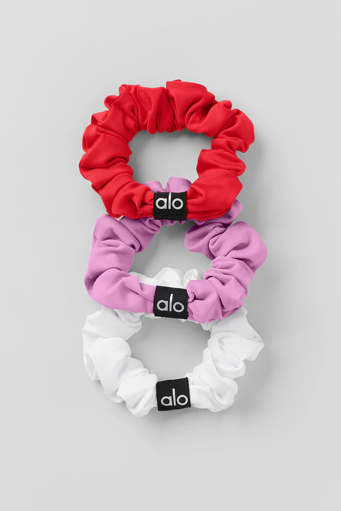 Fresh Mini Scrunchie (3-Pack) | Alo Yoga (US)