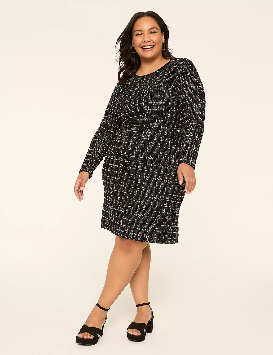 Long-Sleeve Crew-Neck Sweater Dress | LaneBryant | Lane Bryant (US)