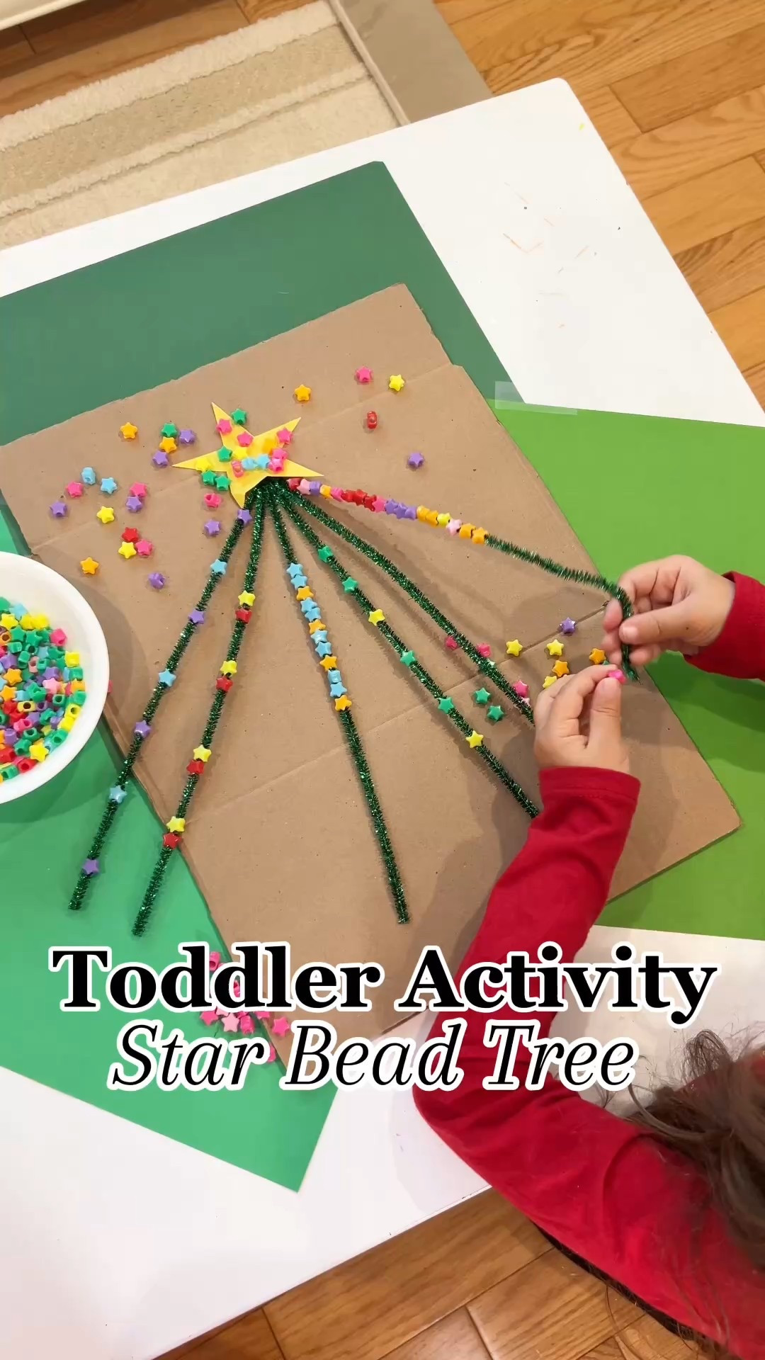 Star Bead Tree ✨🌲

Comment “link” and I’ll send you everything I used for this easy toddler activity! 💫🧡

Perfect for fine motor skills, holiday fun, and keeping little hands busy in the sweetest way. 🎄✨

#LTKmomlife #LTKHoliday #LTKKids