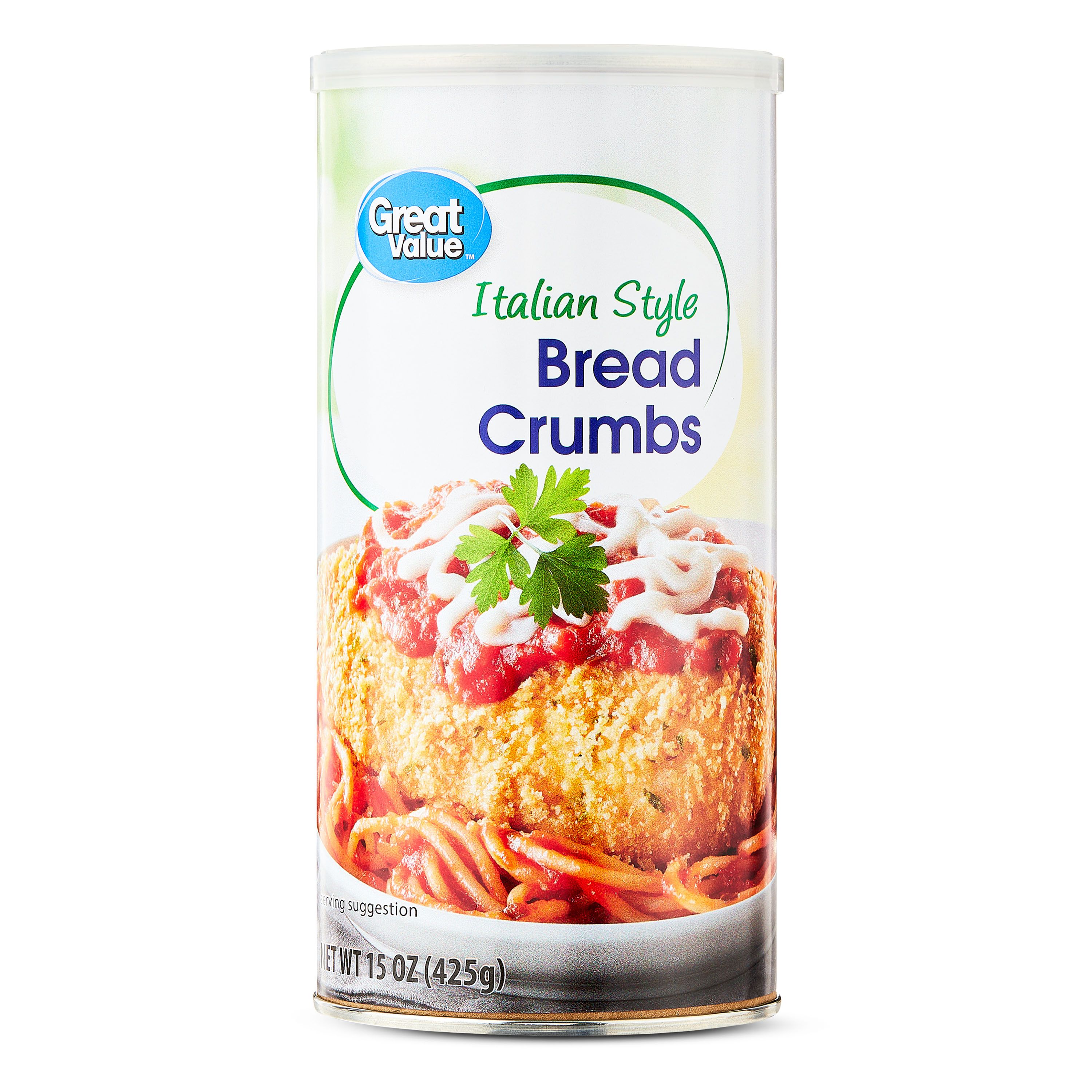 Great Value Italian Style Bread Crumbs, 15 oz | Walmart (US)