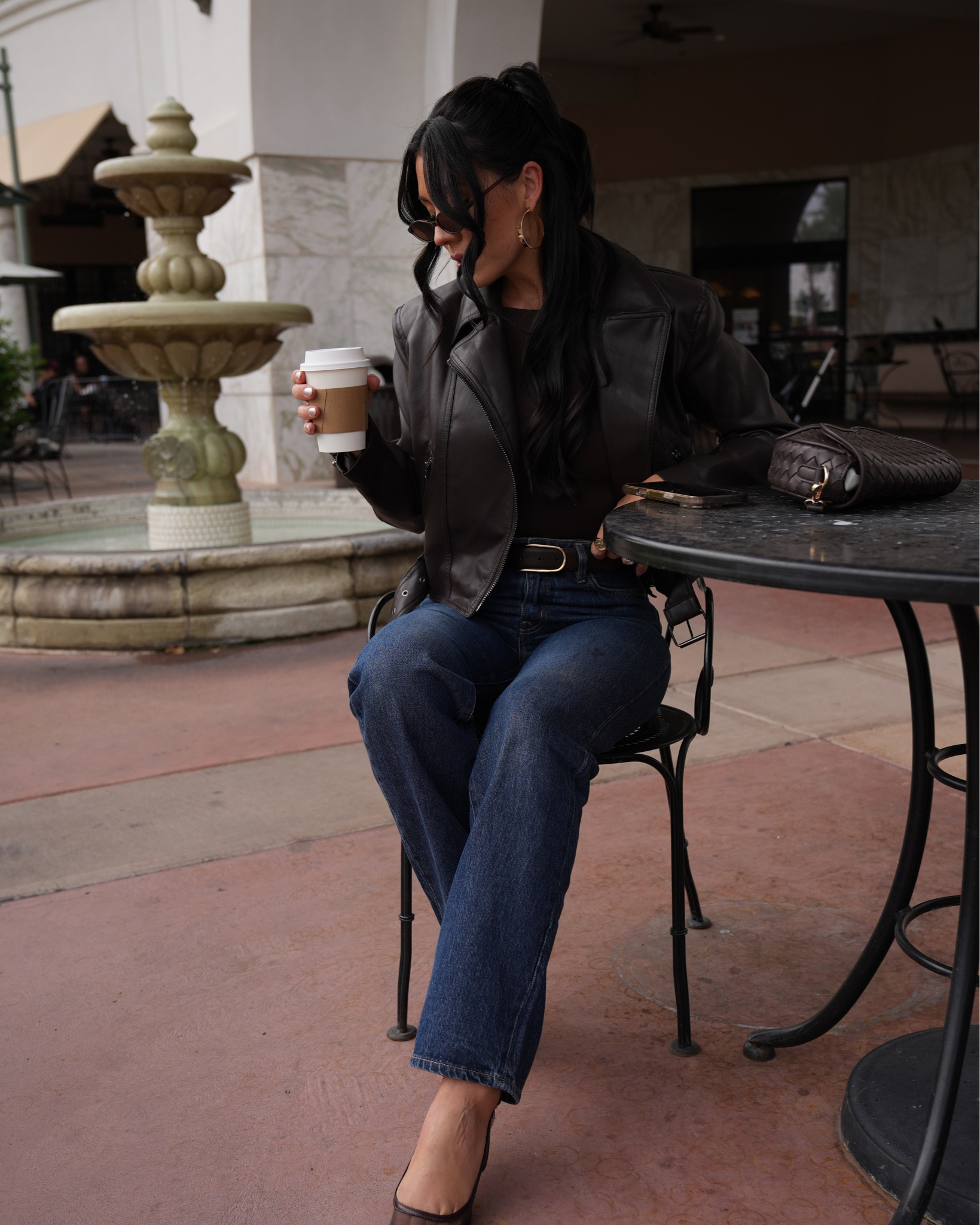 HAPPY OCTOBER!!!! Sharing this fun Dynamite clothing outfit that’s perfect for fall 
Brown leather jacket size small
Size 26 straight leg jeans 
Contour top size XS


#LTKStyleTip #LTKSeasonal #LTKParties