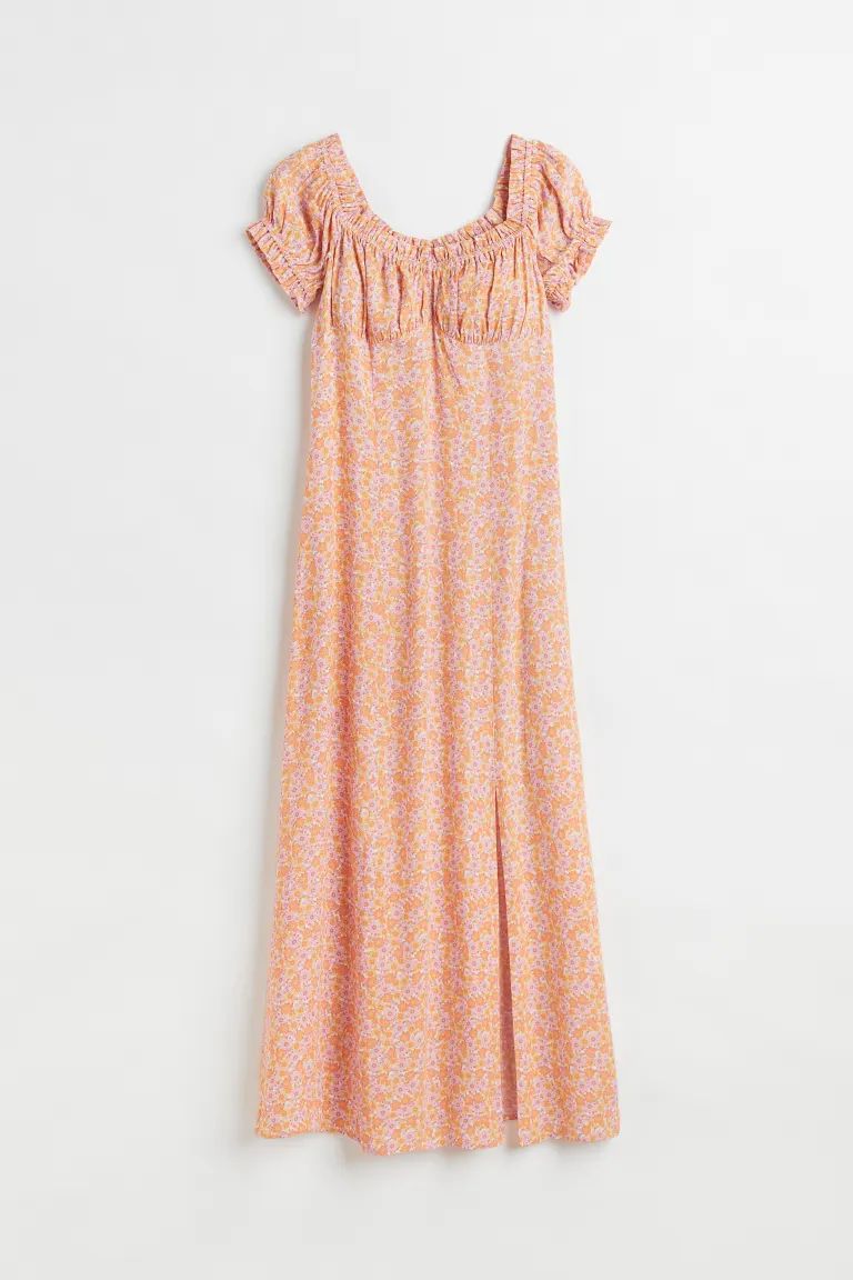 Floral Puff-sleeved Dress | H&M (US + CA)