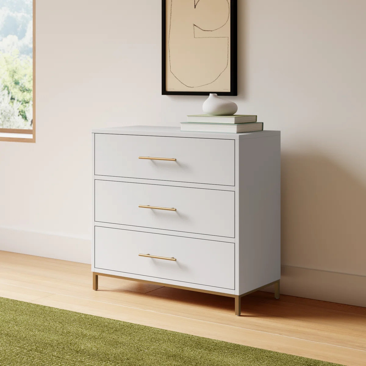 Marino 36'' W 3 - Drawer Dresser | Wayfair North America