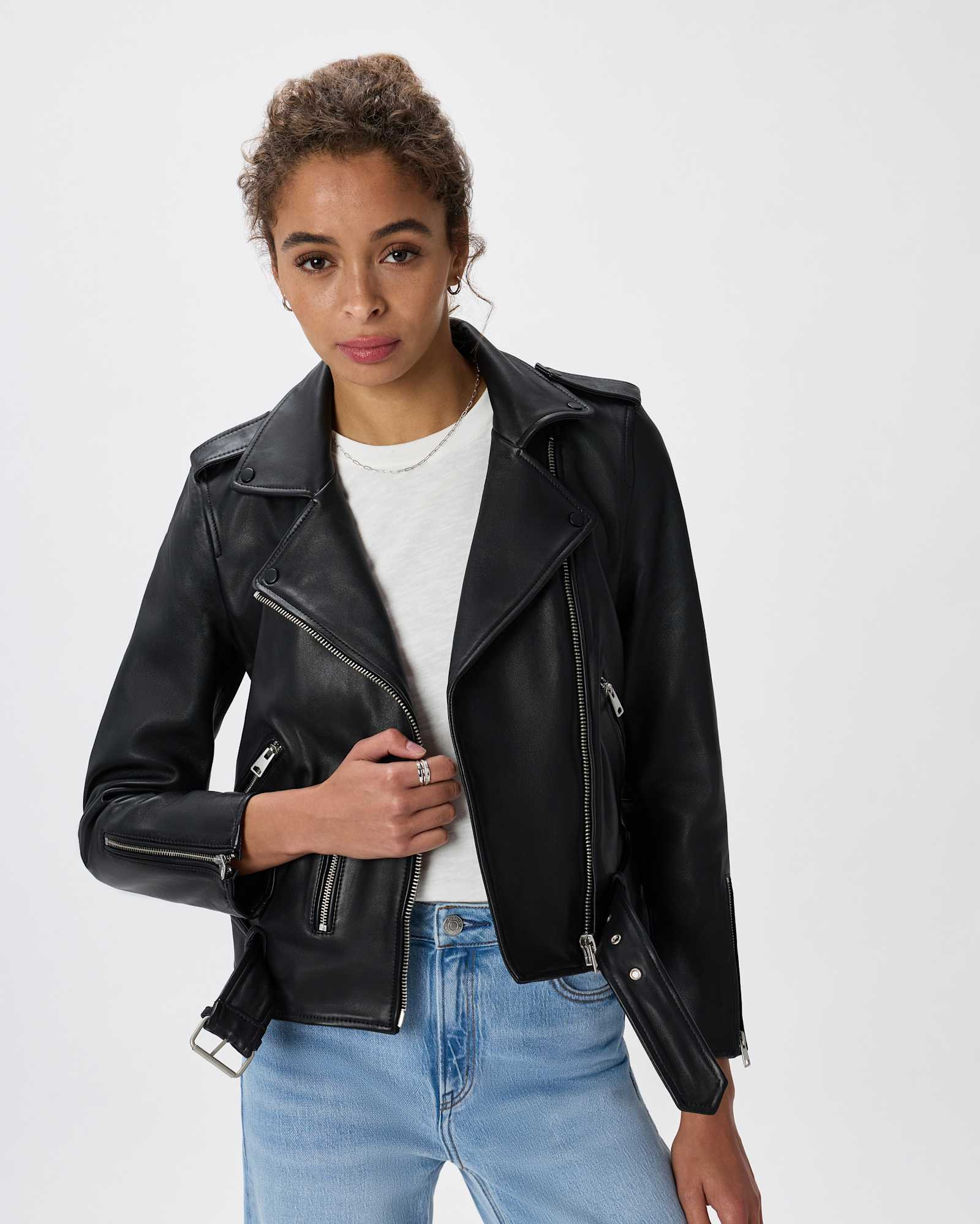 100% Leather Motorcycle Jacket | Quince