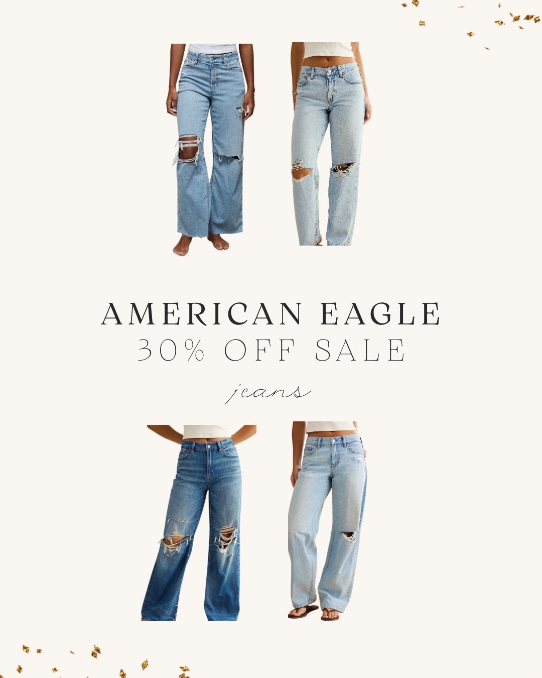 American Eagle is having a 30% off sale on my favorite jeans!
I get size 6 or 8 regular

#LTKMidsize #LTKSaleAlert