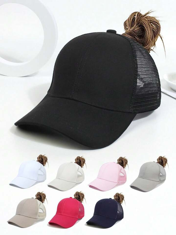 1pc Women Fashion Solid Trucker Hat | SHEIN