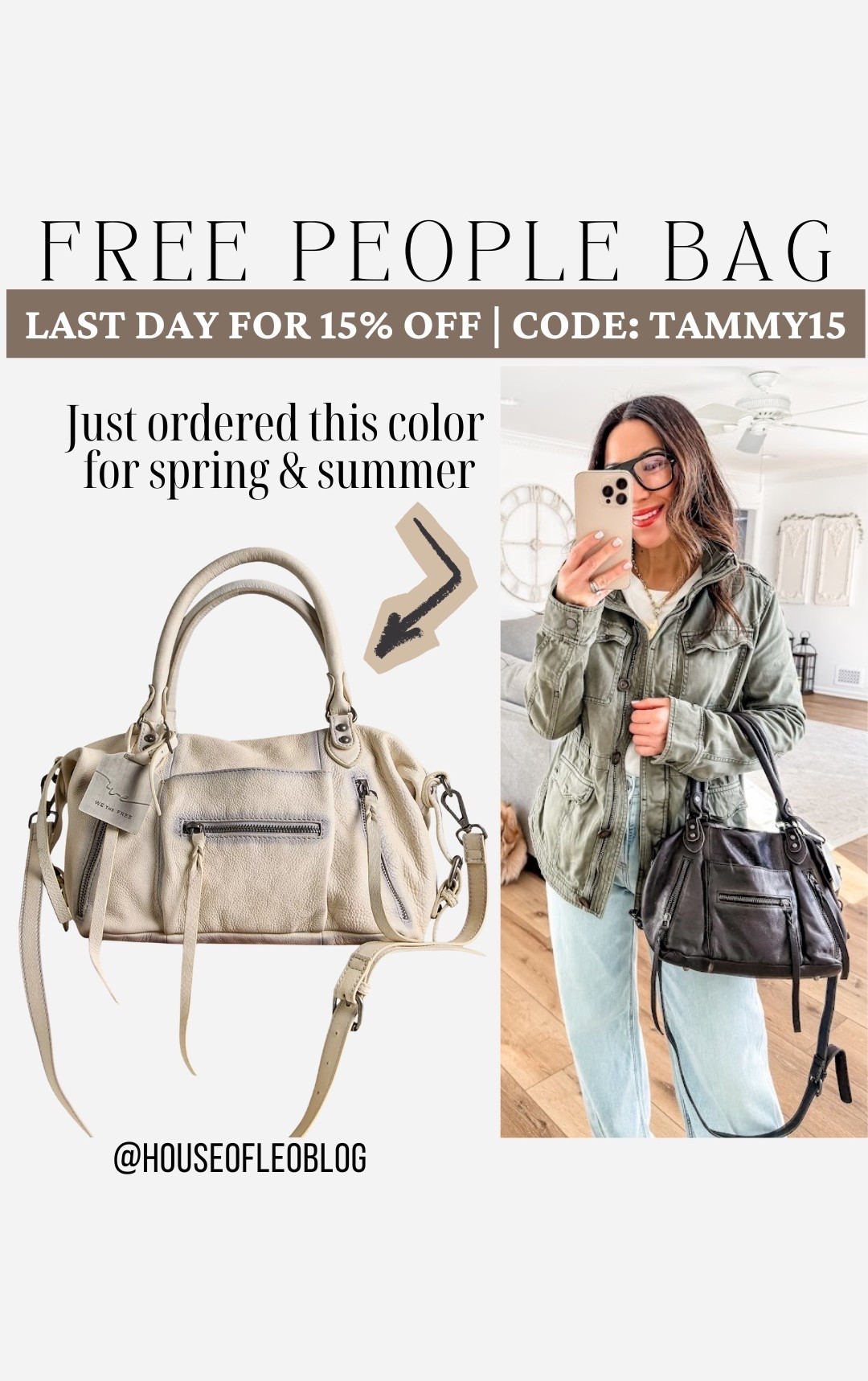 Code TAMMY15 For my free people bag through 2/12. Spring bags, Crossbody bags

#LTKOver40 #LTKSaleAlert