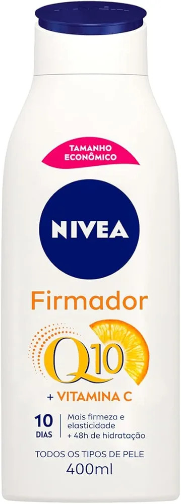 NIVEA Loção Hidratante Firmador Q10 + Vitamina C Todos os Tipos de Pele 400ml - Sua pele com ma... | Amazon (BR)