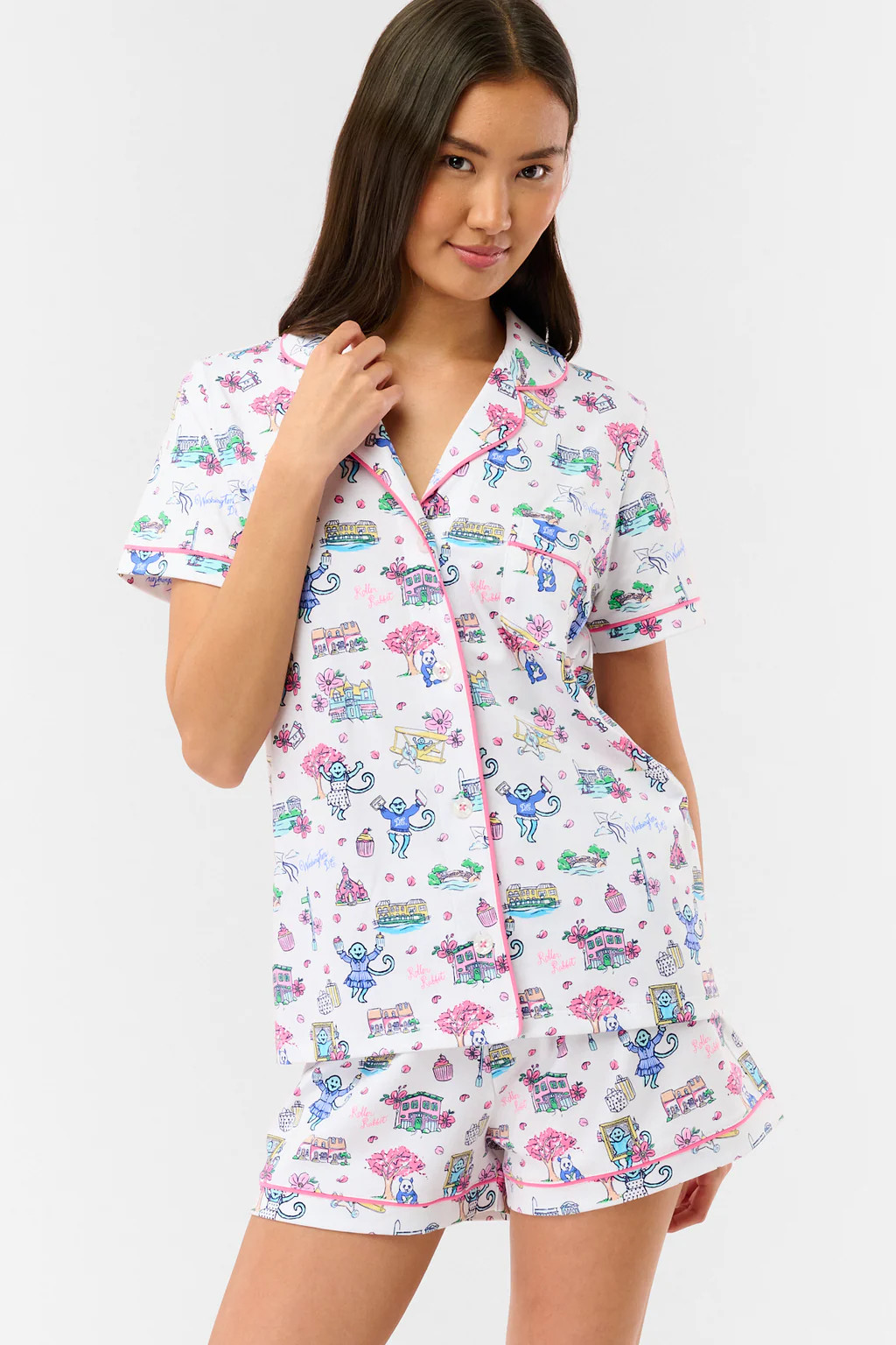 Georgetown Monkey Polo Pajamas | Roller Rabbit
