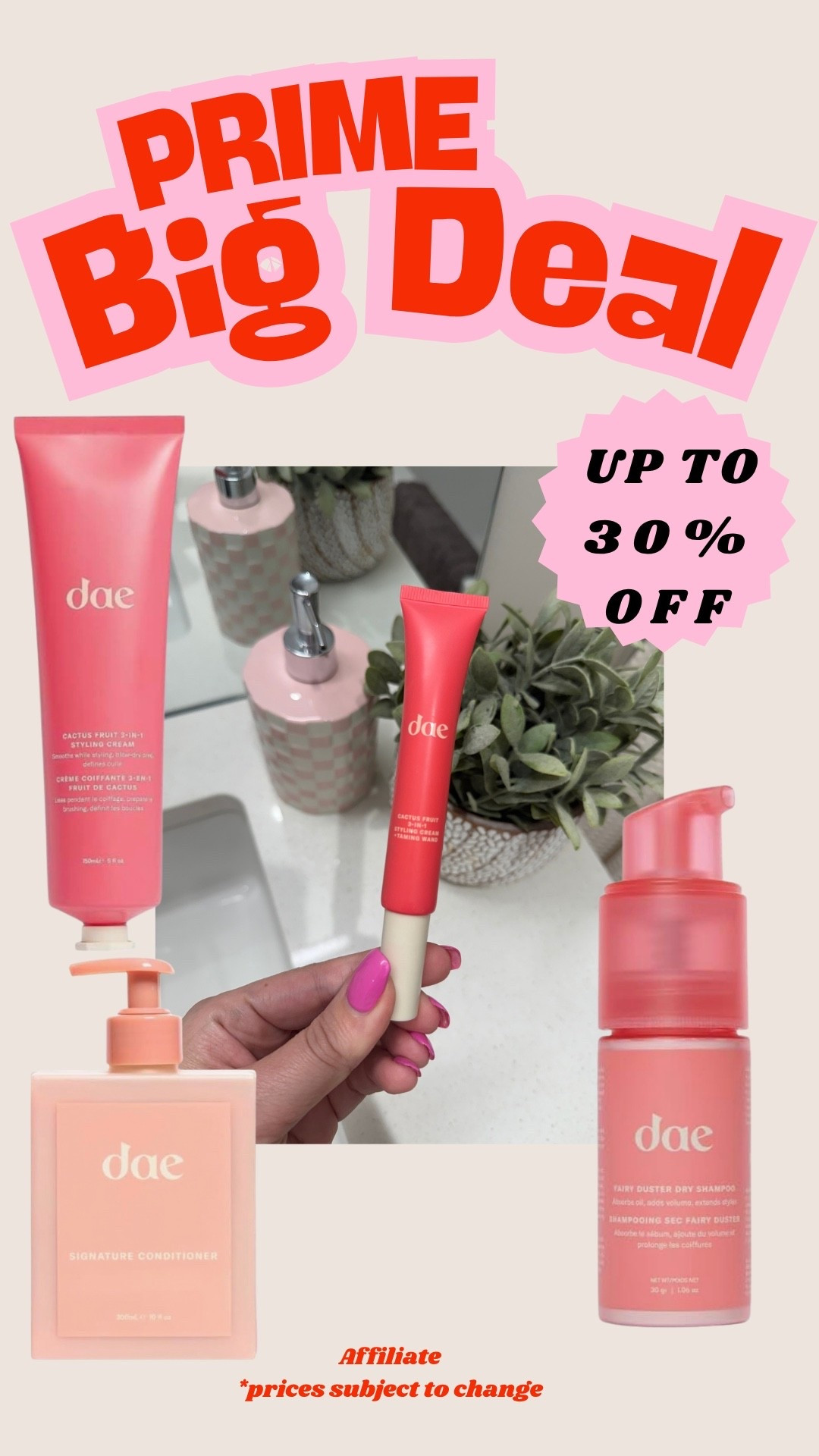 dae hair faves are on sale 🤍 up to 30% off!! perfect time to stock up on your haircare staples 🎀 #LTKbeauty #LTKsalealert #haircare #hairproducts #beautydeals #daehair