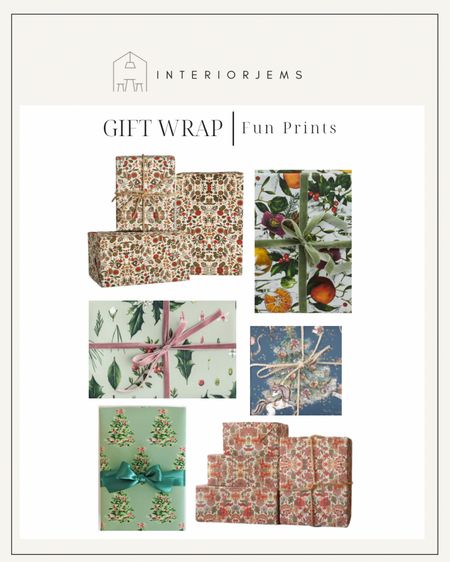 Fun gift wrap, Christmas wrapping paper , floral gift wrap, Christmas, Etsy gift 

#LTKhome #LTKHoliday #LTKstyletip