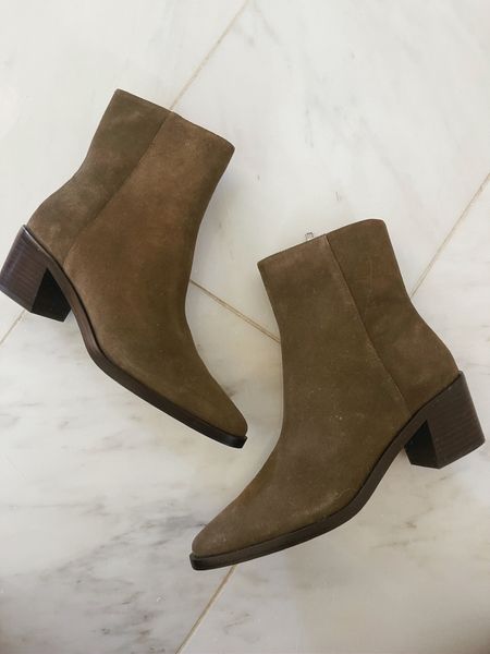 Easy to wear chic, suede boots for the fall season. #cellajaneblog #booties #fallfashion

#LTKSeasonal #LTKshoecrush
