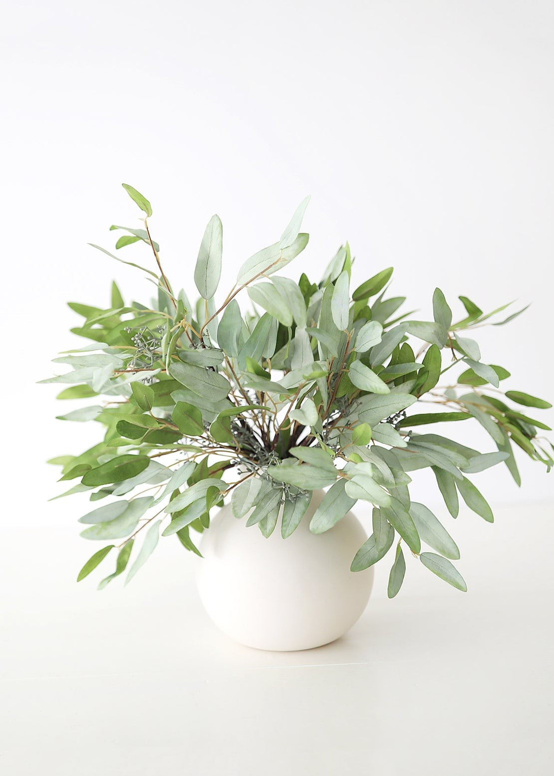 Faux Seeded Eucalyptus Leaf Branch - 39" | Afloral (US)
