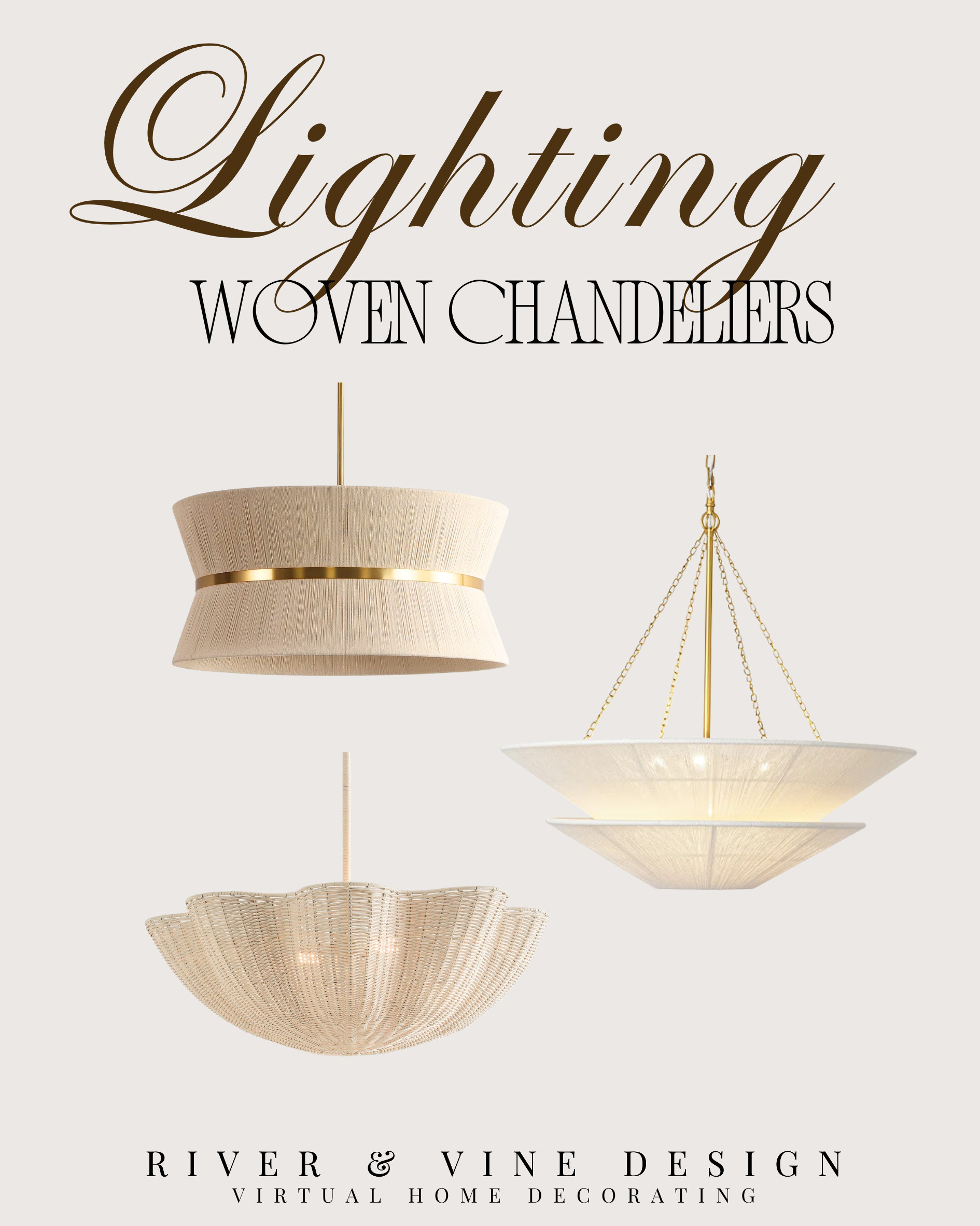 Lighting is one of the easiest ways to make a room feel more intentional. A woven chandelier adds texture, warmth, and that collected designer feel without making the space look too formal. Perfect for bedrooms, dining rooms, entryways, or anywhere that needs a softer statement piece.

Shop the look: woven chandeliers, natural texture lighting, coastal lighting, bedroom chandelier, dining room lighting, neutral home decor, classic coastal style, designer lighting finds.

I may receive a commission from linked items. 

 #LTKHome