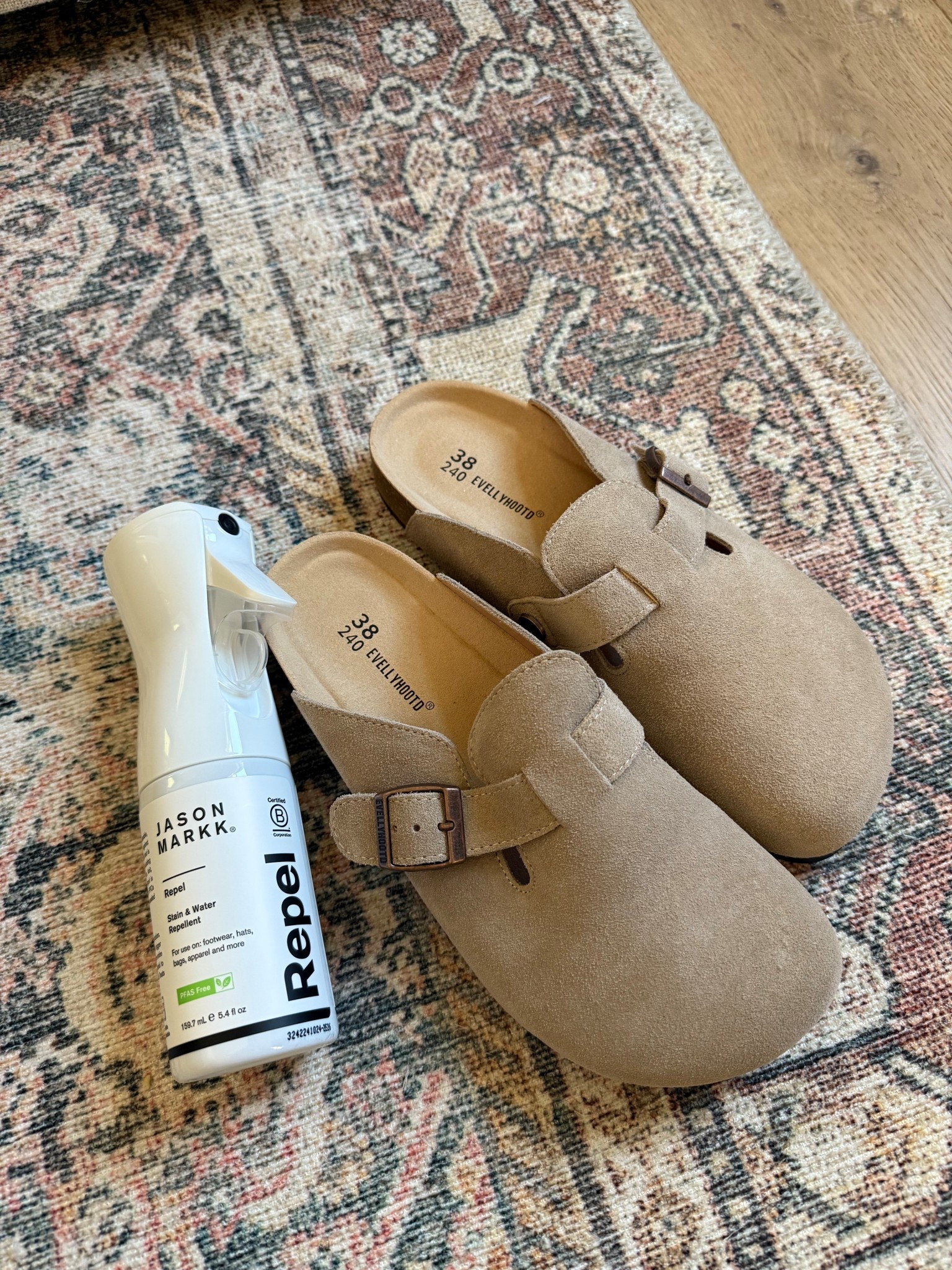 Suede clogs and shoe protector spray

#LTKFindsUnder50 #LTKShoeCrush
