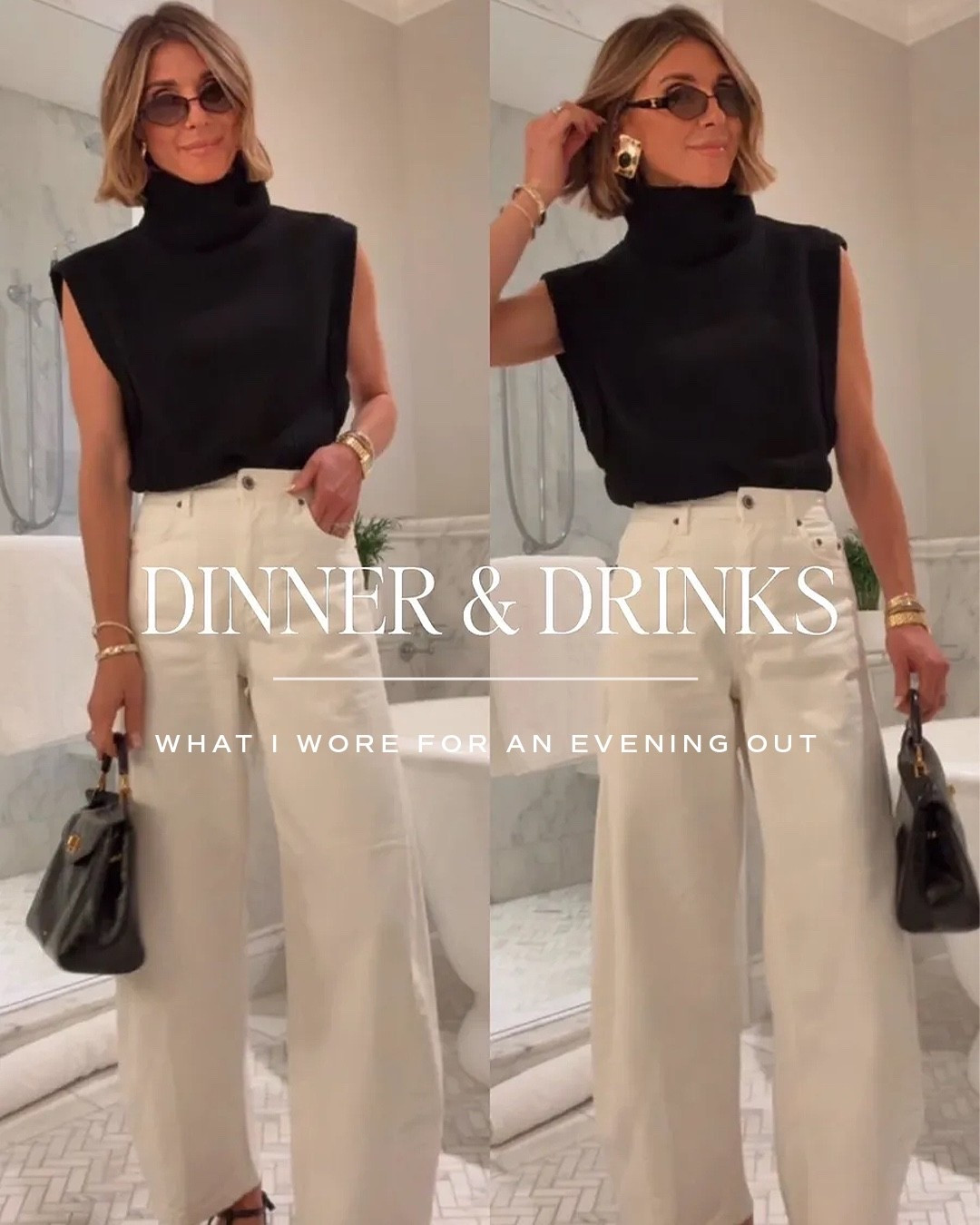 Outfit I wore last week for dinner and drinks on a night out! Simple and classy.

#LTKfall #LTKsummer #LTKstyletip
