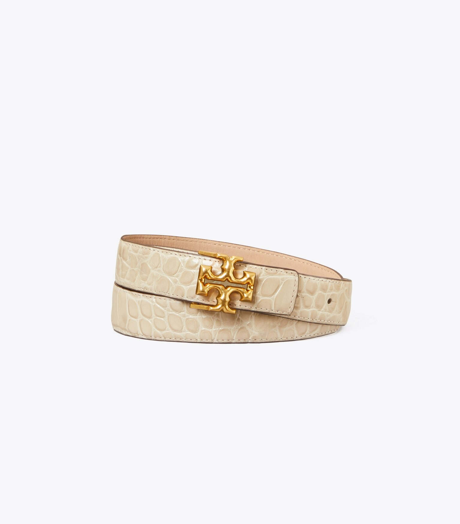 1" Kira Embossed Logo Belt | Tory Burch (US)