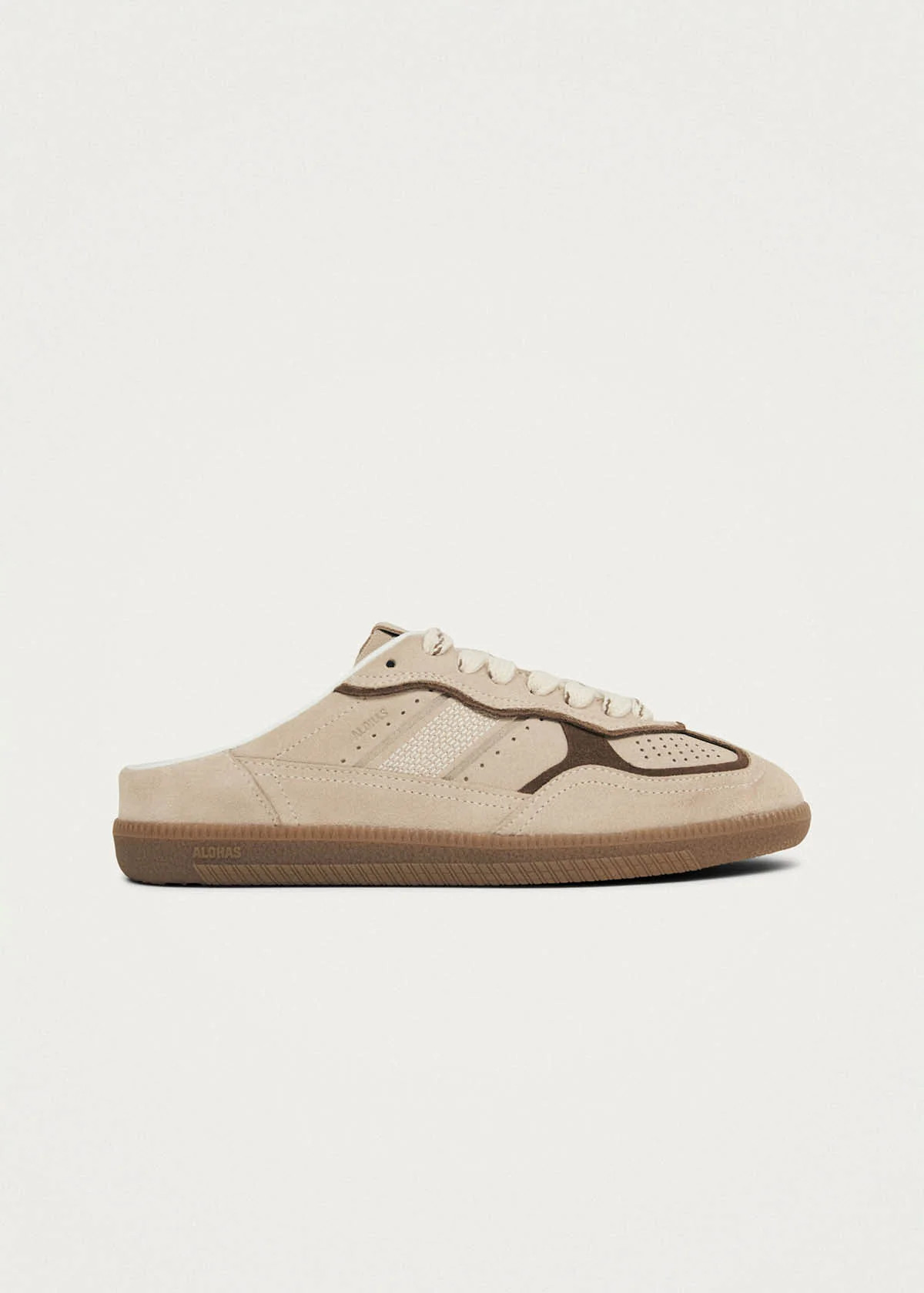 Tb.490 Mule Cream Leather Sneakers | ALOHAS (Global)