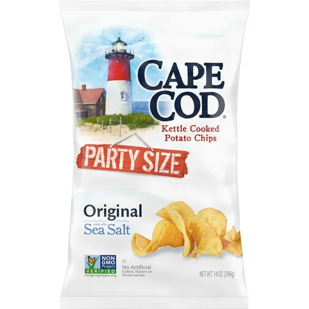Cape Cod Potato Chips, Original Kettle Cooked Chips, 14 oz | Walmart (US)
