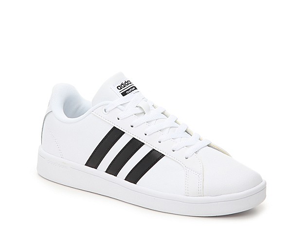 adidas Advantage Sneaker - Women's - White/Black | DSW
