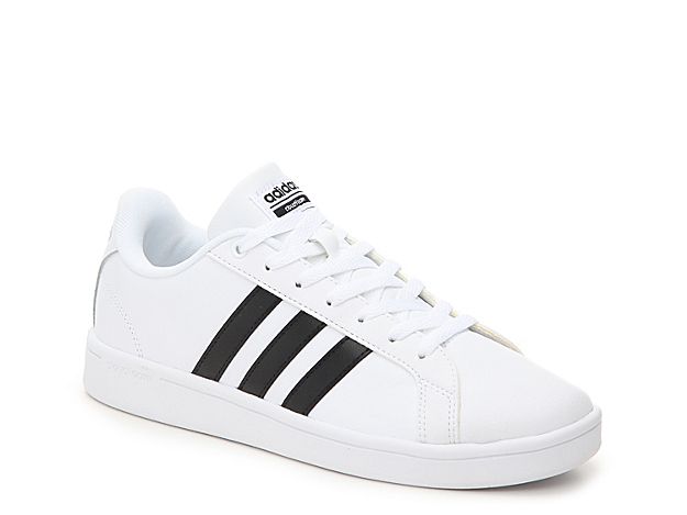 adidas Advantage Sneaker - Women's - White/Black | DSW