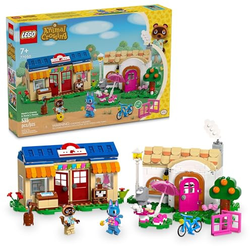 LEGO Animal Crossing Nook’s Cranny & Rosie's House, Buildable Video Game Toy for Kids, Includes 2 Animal Crossing Toy Figures, Birthday Gift Idea for Girls and Boys Aged 7 and Up, 77050 | Amazon (US)