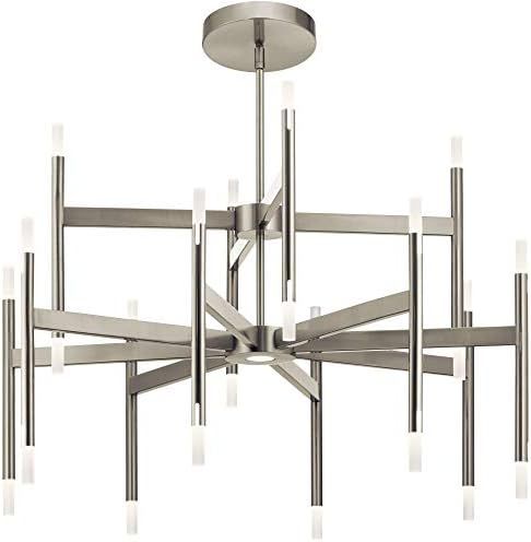 Elan Kizette 32" Wide Brushed Nickel 24-Light LED Chandelier | Amazon (US)