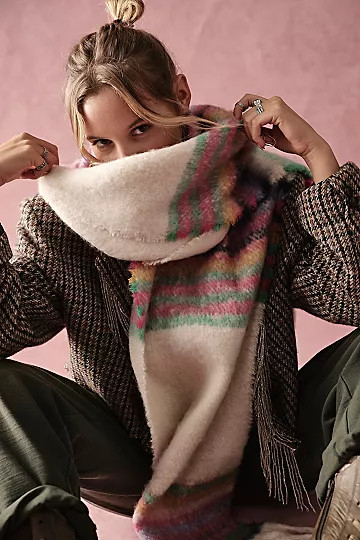 Skye Stripe Fringe Scarf | Free People (Global - UK&FR Excluded)