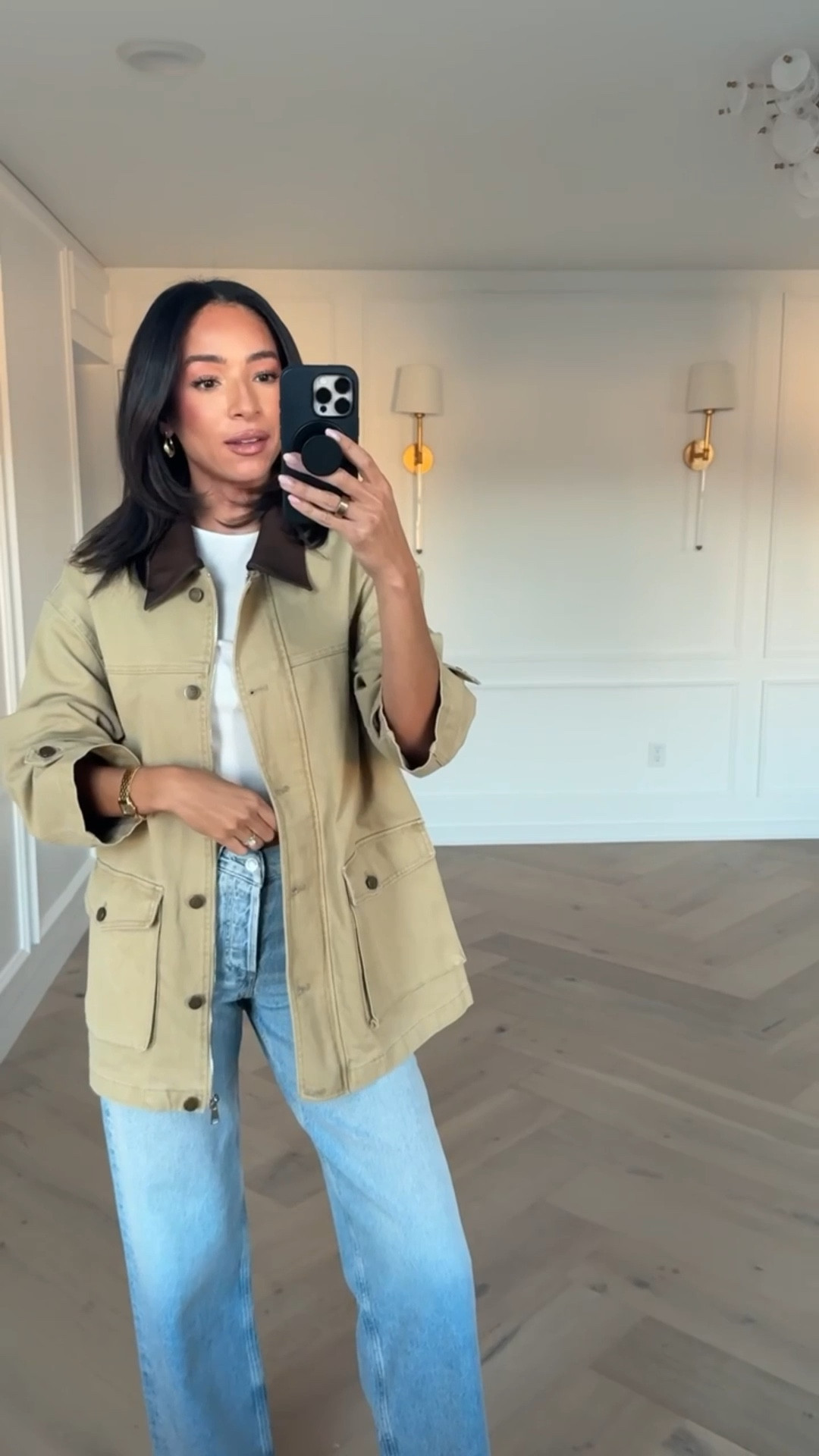 Use code NENA20 for 20% OFF $100 order! Wearing size xs tee, size small barn jacket and size 25 jeans 


Spring outfit 
Jeans 
Casual outfit 
Anthro same
Anthro code 

#LTKStyleTip #LTKFindsUnder100 #LTKSaleAlert