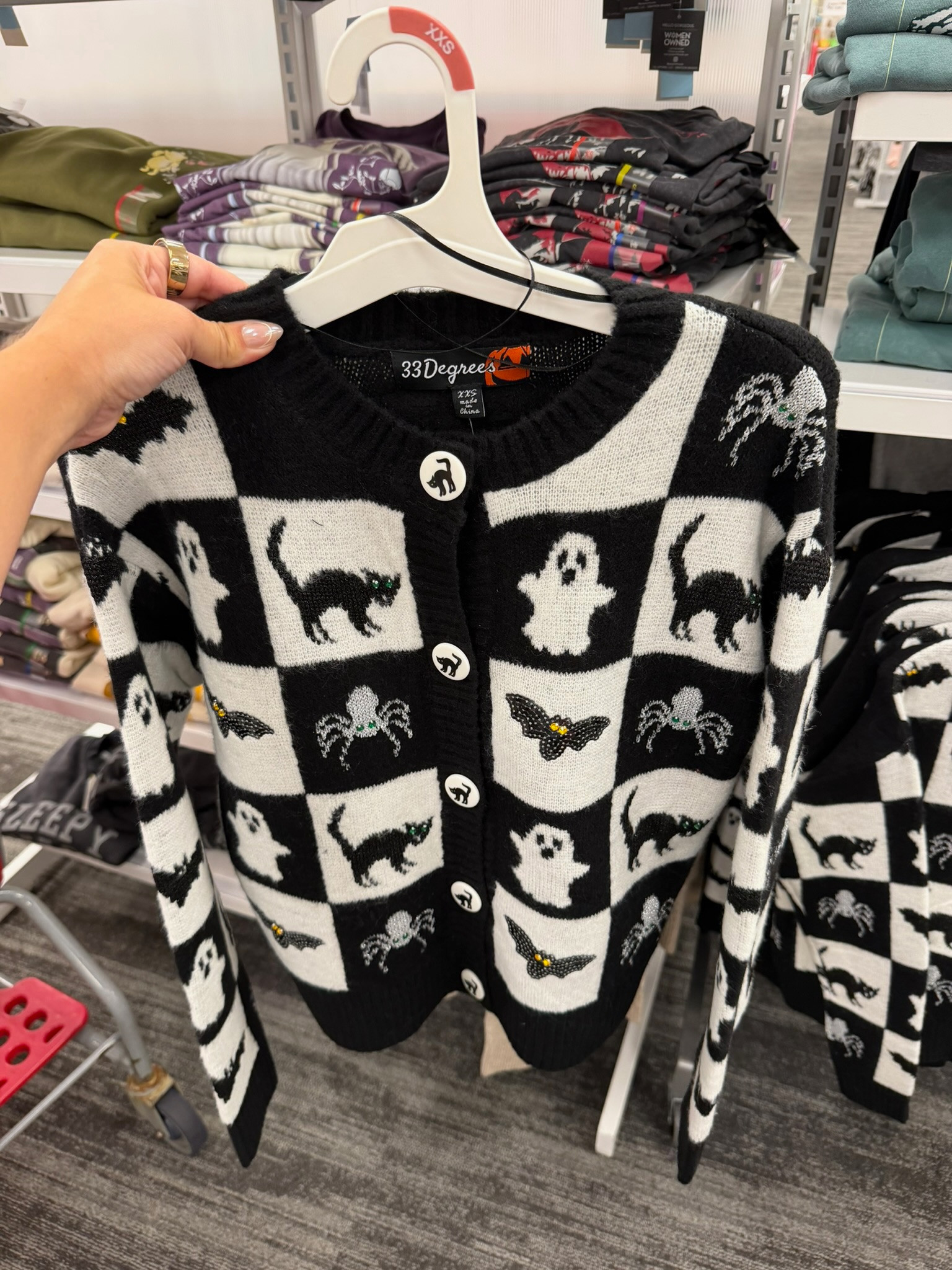 The cutest Halloween cardigan just hit Target 🖤👻 — perfect with jeans for an easy fall outfit, school day or casual weekend look.
wedding guest dress summer plus size, fall outfits women, country concert outfits, teacher outfits, date night outfits, fall wedding guest dresses, business casual workwear, concert outfit ideas, work outfits, vacation outfits beach 

 #LTKgrwm #LTKootd #LTKSeasonal