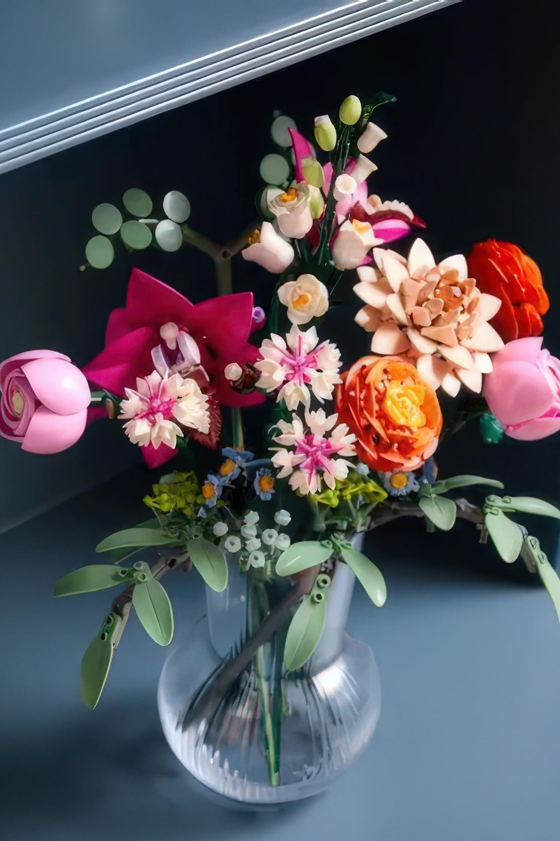 LEGO Botanicals Pretty Pink Flower Bouquet Building Set for Adults - Gifts for Valentines Day for... | Amazon (US)