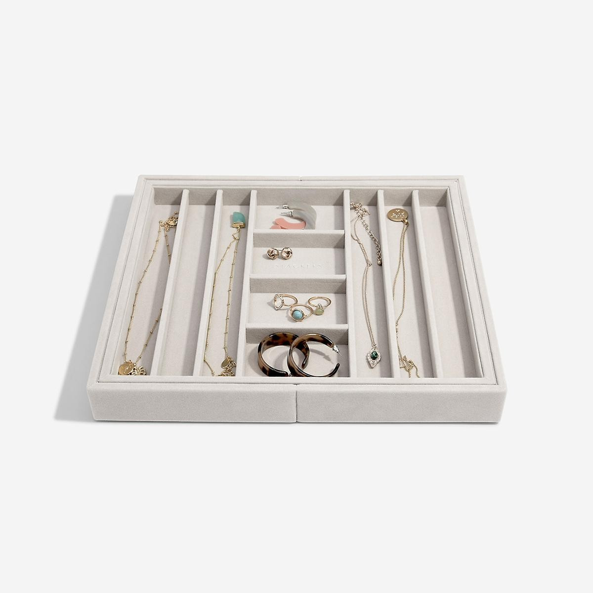 Stackers Medium Expandable Necklace Tray | The Container Store