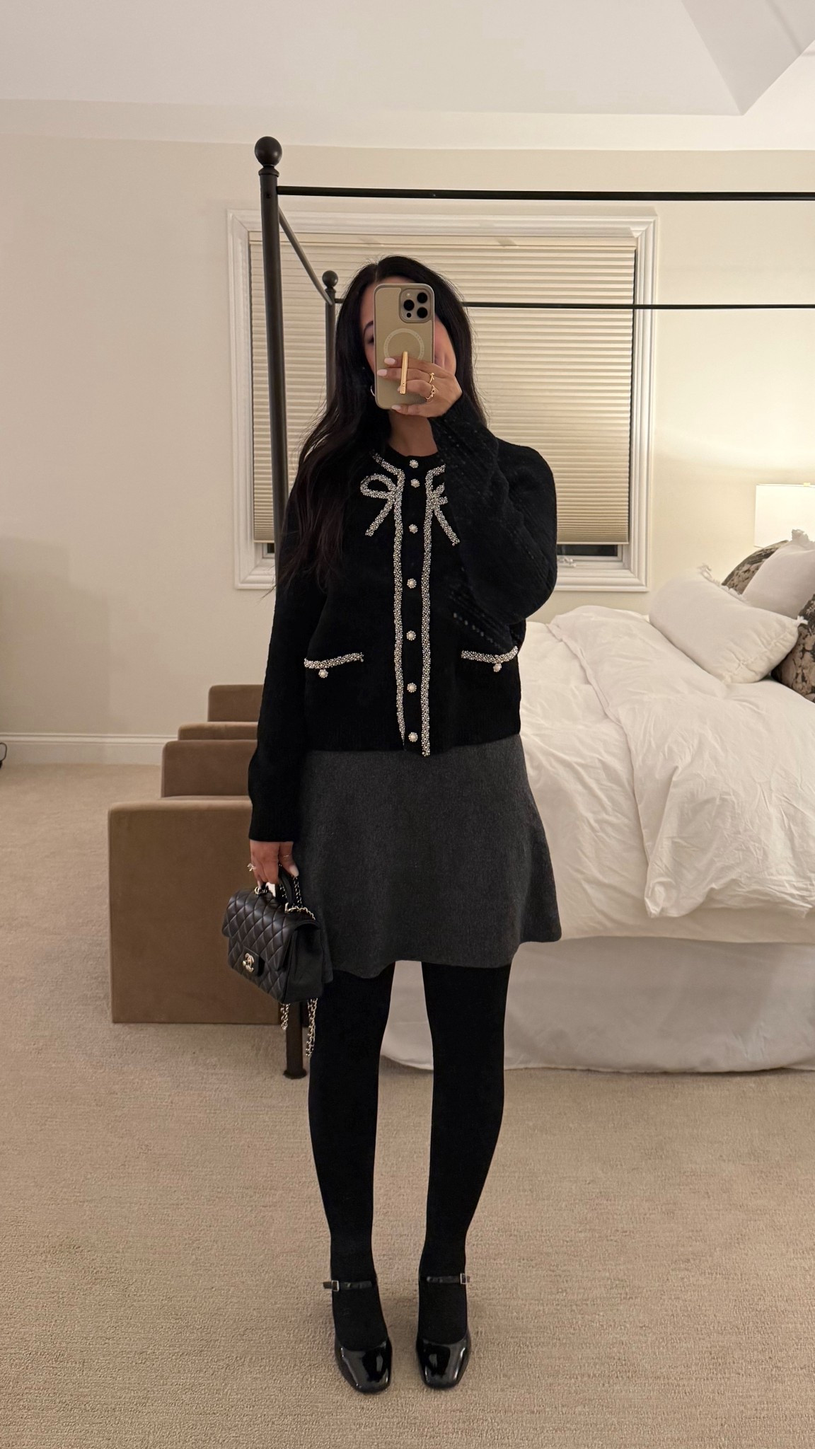 Cold weather winter date night outfit ✨🫶🏼

Cold weather, ootd, ootn, night, evening out, bow cardigan, fleece tights, black, neutrals, chicago, Latina, inspo, outfit idea, winter outfit, winter outfit idea 

#LTKTravel #LTKootd #LTKFindsUnder50