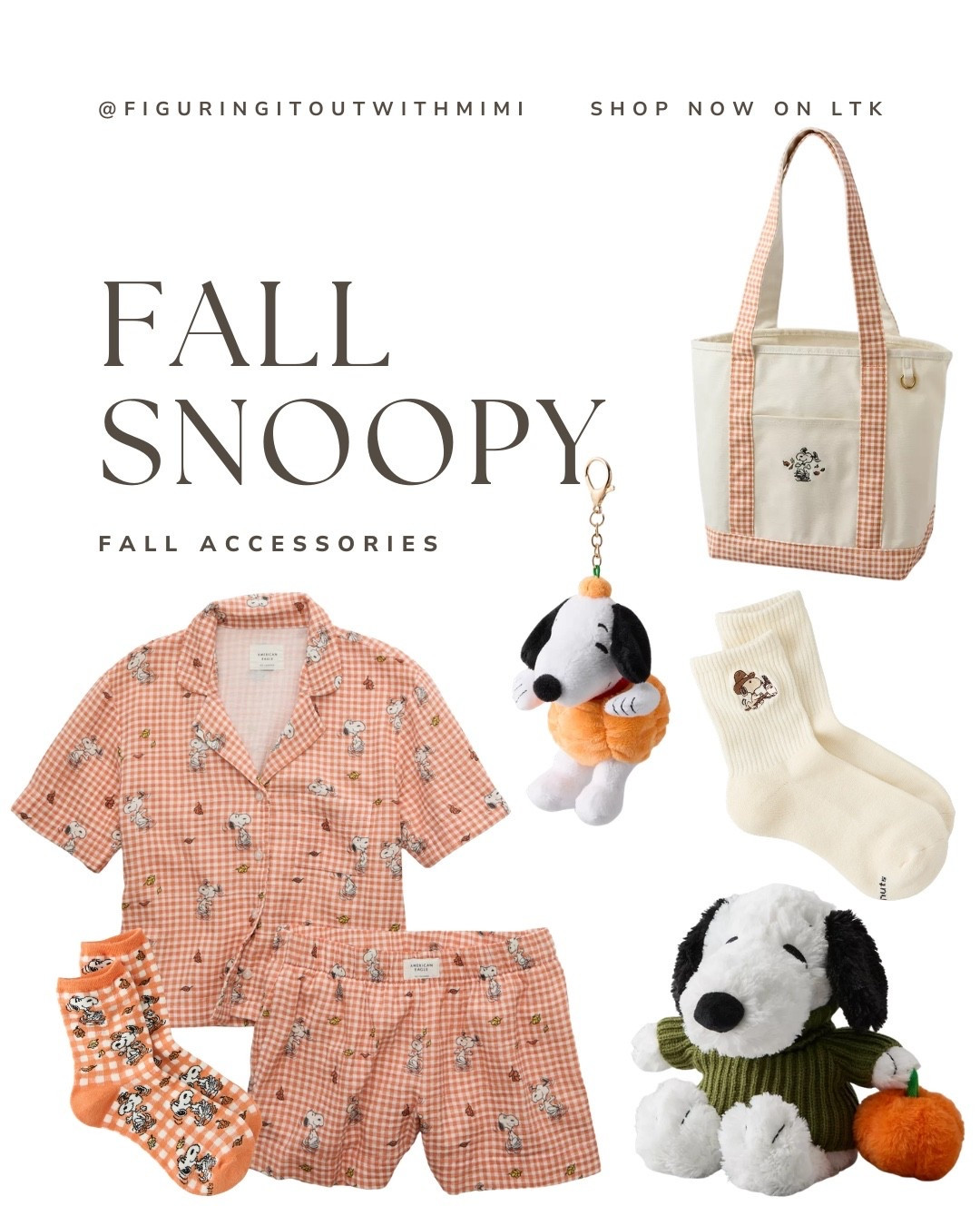 So many cute fall themed snoopy accessories! 

Snoopy Fall Pajamas and more 🍁 


#snoopy #fall #pajamas #snoopytote #sleepwear

#LTKSeasonal #LTKmorningroutine #LTKootd