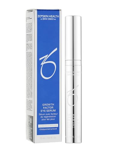 ZO SKIN HEALTH Growth Factor Eye Serum - 15 mL (0.5 fl oz) - Advanced Anti-Aging Under Eye Treatment - Reduces Appearance of Fine Lines, Wrinkles & Hollows - Cooling Applicator for Puffiness | Amazon (US)