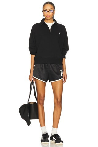 Lightweight Fleece Quarter-Zip in Polo Black | Revolve Clothing (Global)