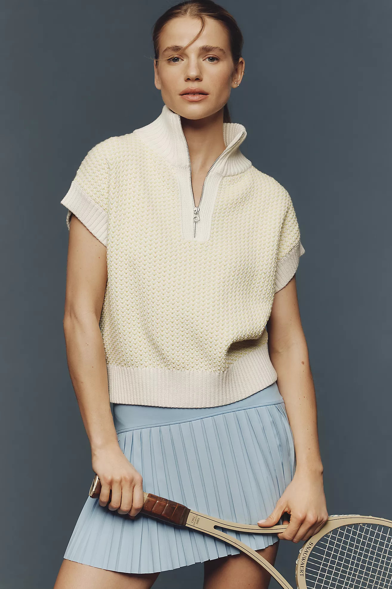 Varley Fowley Short-Sleeve Knit Pullover | Anthropologie (US)
