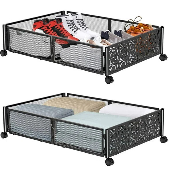 Rebrilliant Metal Underbed Storage | Wayfair North America