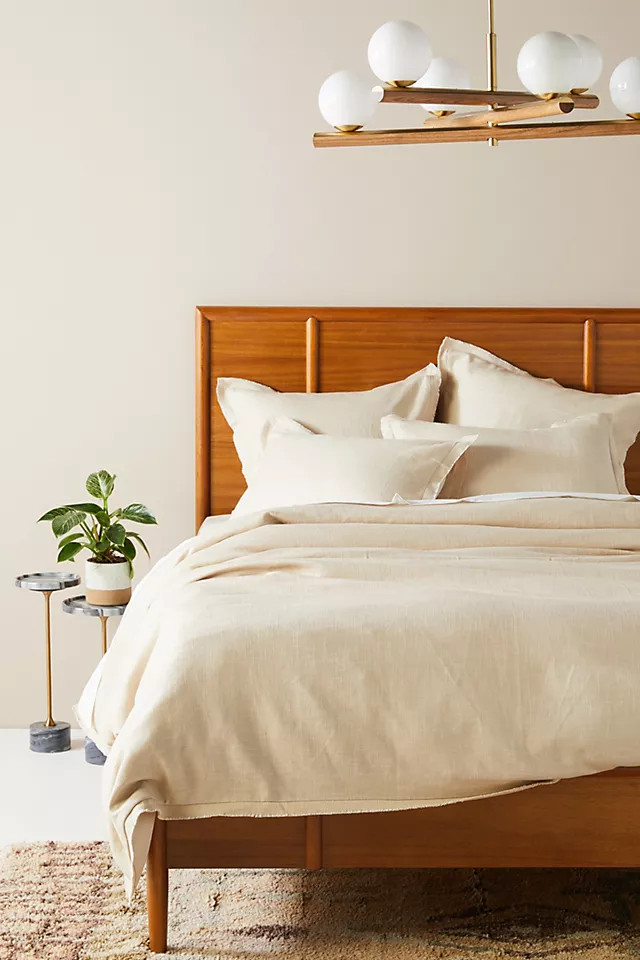 Luxe Linen Blend Duvet Cover | Anthropologie (US)