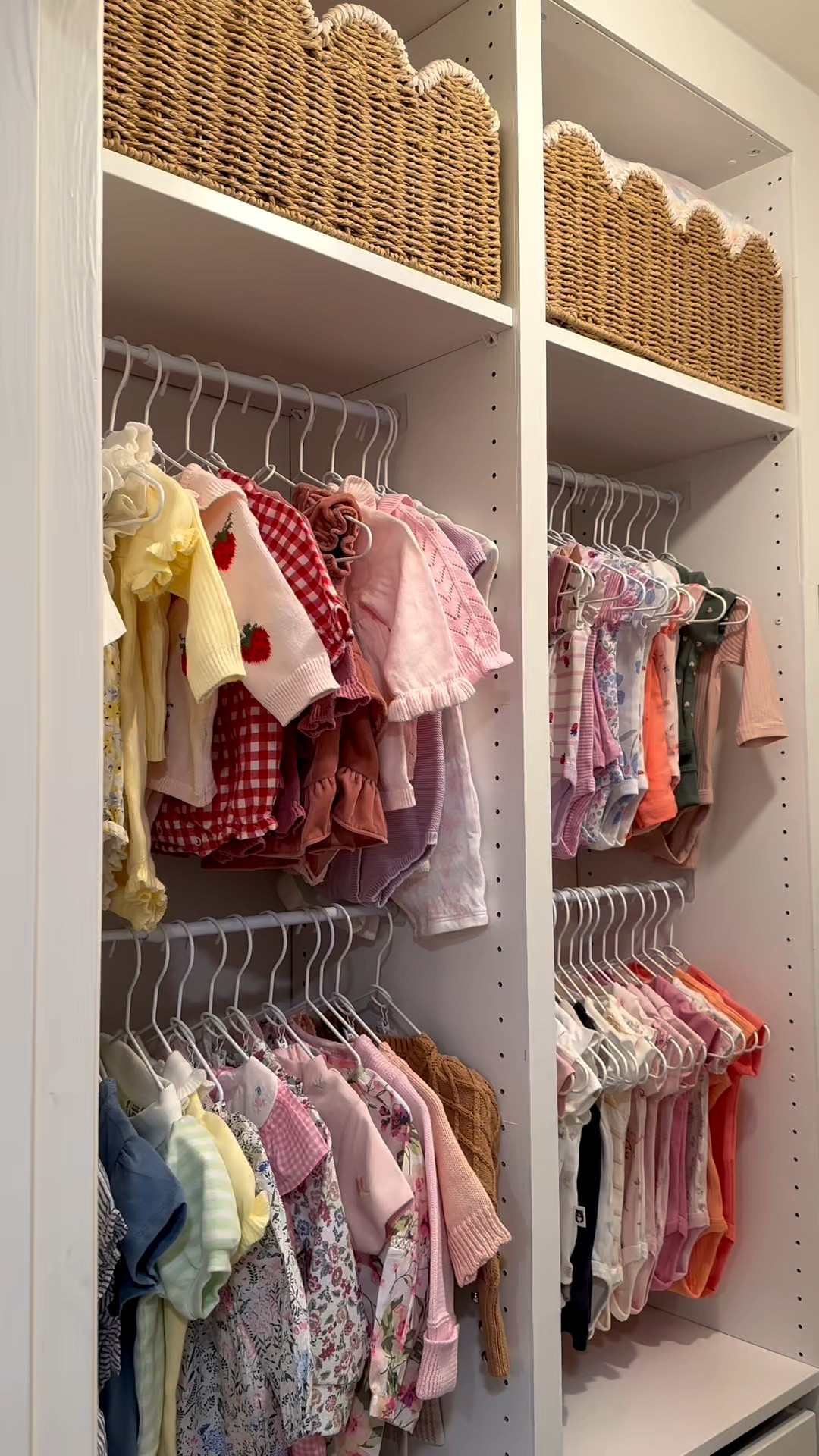Mias Closet 🩷
Closet is PAX system from Ikea 
Baskets are from Homegoods


#LTKKids #LTKBump #LTKBaby