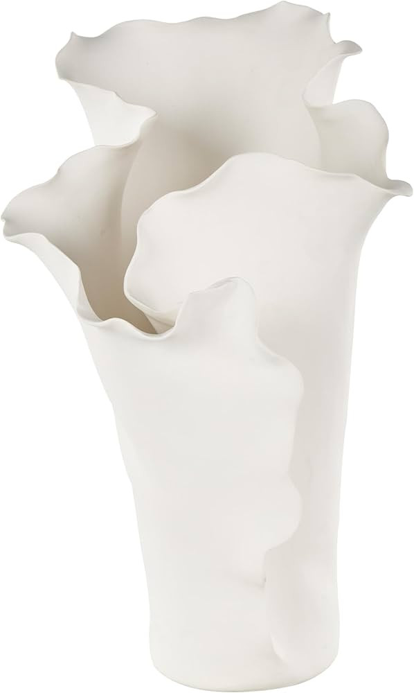 Deco 79 Ceramic Floral Decorative Vase Abstract Floral Inspired Centerpiece Vase, Flower Vase for... | Amazon (US)