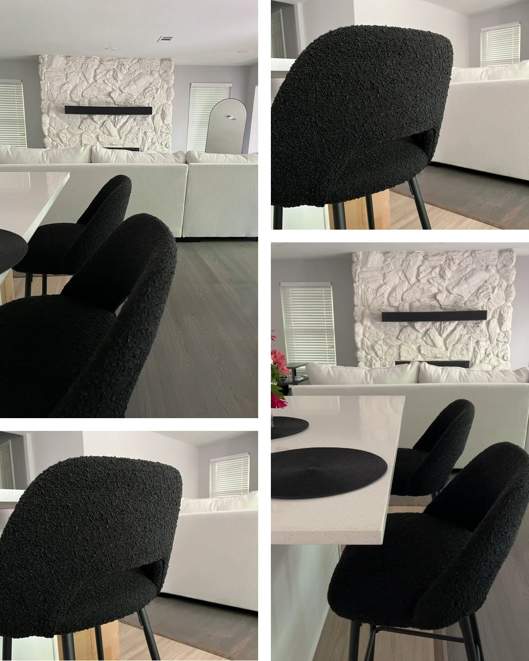 Boucle furniture 

Boucle counter stools 

Modern furniture 

Black furniture 

Home decor 



#LTKFind #LTKstyletip #LTKhome