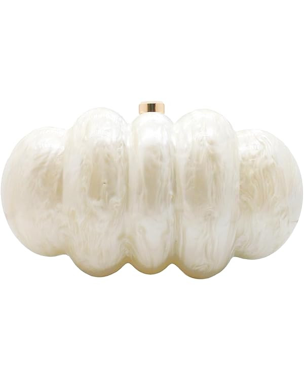 Women Puff Acrylic Clutch Purse Glitter Marble Acrylic Handbag Unique Evening Bag Chain Shoulder ... | Amazon (US)