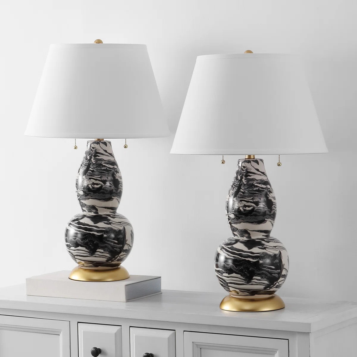Cassoday Ceramic Table Lamp (Set of 2) | Wayfair North America