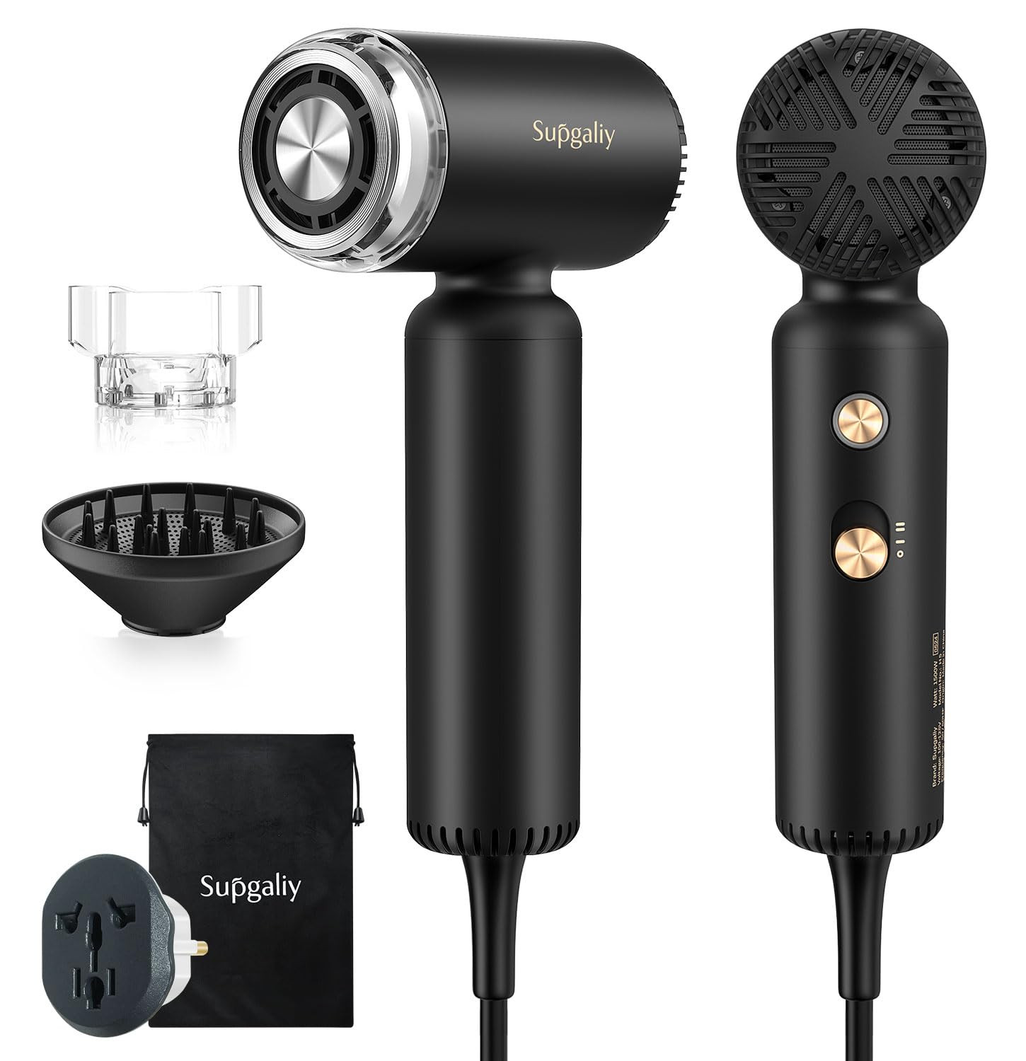 Dual Voltage Travel Hair Dryer, Mini High-speed Blow Dryer for Fast Drying, Ionic Hairdryer with ... | Amazon (US)