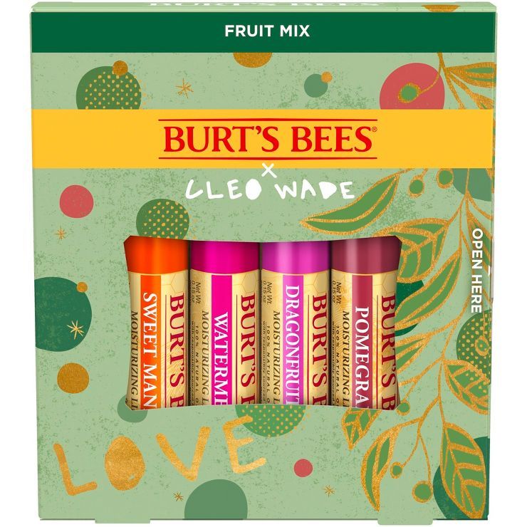 Burt's Bees Beeswax Bounty Fruit Gift Lip Balm - 0.6oz | Target