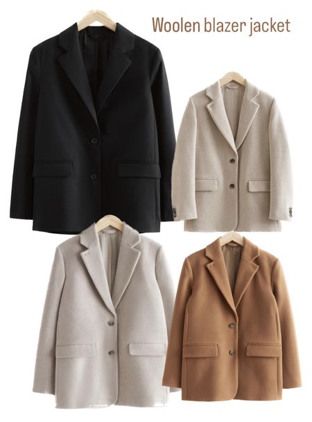 Woolen blazer jacket 🤎🤍🖤

#LTKworkwear #LTKSeasonal #LTKstyletip