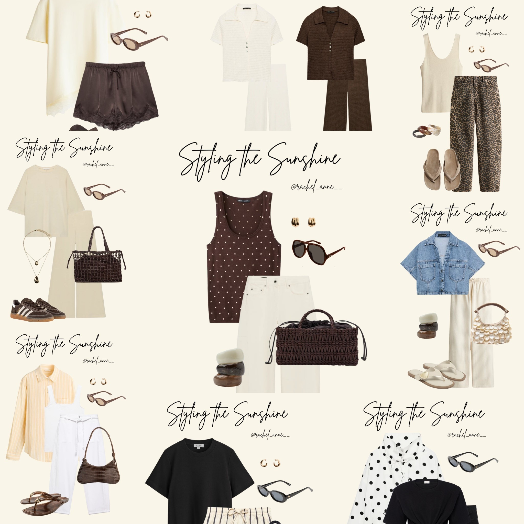 STYLING THE SUNSHINE IN THE UK🌞
8 looks styled with lots of staple pieces you can rewear and style with other outfits 🤎

#LTKspring #LTKeurope #LTKuk